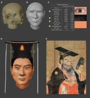复原北周武帝面貌，讲述基因组中故事配图